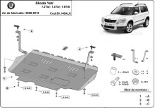 Hliníkový kryt motoru Skoda Yeti (2009-2012)