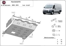 Ocelový kryt motoru Fiat Ducato (2006-2016)