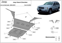 Stalowa Osłona pod silnik Jeep Grand Cherokee (2004-2010)