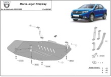 Ocelový kryt palivové nádrže Dacia Logan II (2012-2020)