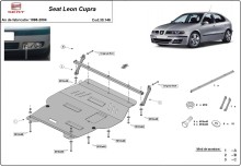 Ocelový kryt motoru Seat Leon (1998-2004)