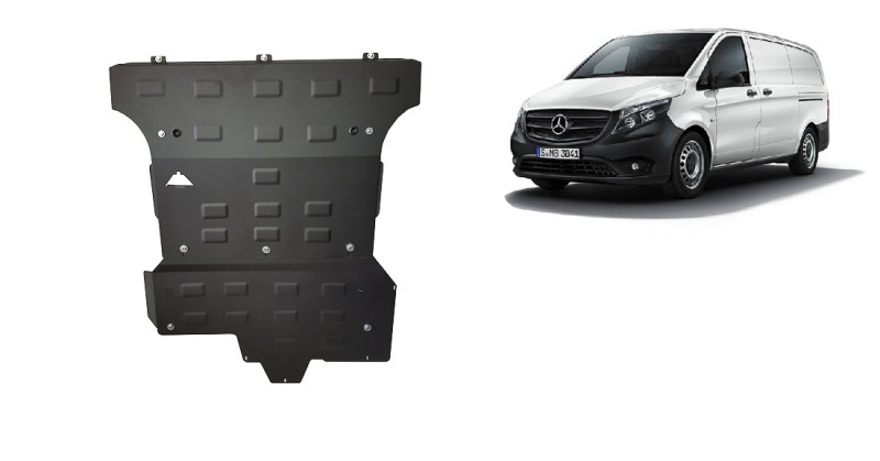 Ocelový kryt motoru Mercedes Viano W447, 2.2 D, 4x4 (2014-2020)