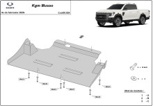 Ocelový kryt převodovky KGM Musso (2026-2026)