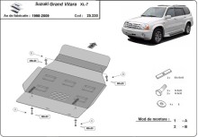 Ocelový kryt motoru Suzuki Grand Vitara XL-7 (1998-2009)