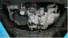 Ocelový kryt motoru Mercedes EQT (2023-2026)