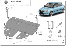 Ocelový kryt motoru Skoda Fabia 3 (2015-2021)