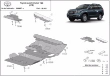 Ocelový kryt motoru Toyota Land Cruiser 150 (2009-2023)