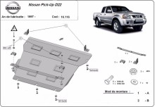 Ocelový kryt motoru Nissan Pick Up (1997-2004)