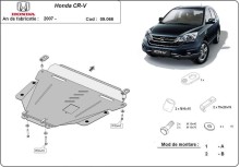 Ocelový kryt motoru Honda CR-V (2007-2016)