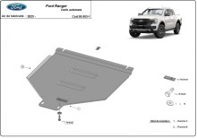 Ocelový kryt převodovky automat Ford Ranger (2023-2026)