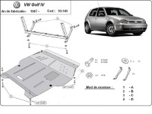 Ocelový kryt motoru VW Golf 4 (1998-2006)