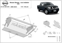 Ocelový kryt chladiče Nissan Navara (2005-2015)