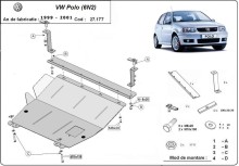Ocelový kryt motoru VW Polo 6n2 (1999-2001)
