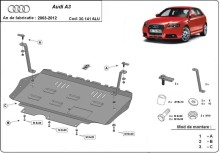 Hliníkový kryt motoru Audi A3 (2003-2012)