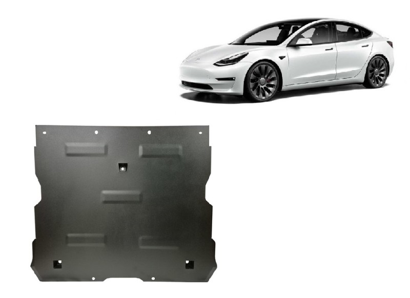 Ocelový kryt předního elektromotoru Tesla Model Y AWD (2020-2023)