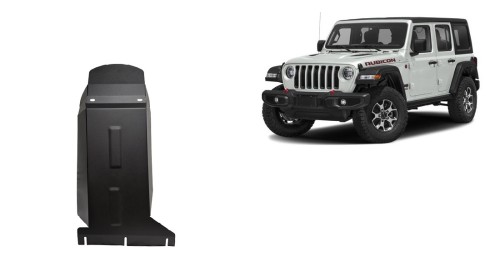 Ocelový kryt motoru Jeep Wrangler - JL (2017-2026)