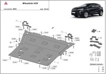 Ocelový kryt motoru Mitsubishi ASX (2023-2026)