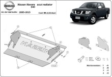 Hliníkový kryt chladiče Nissan Navara (2005-2015)