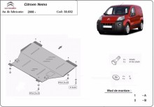 Ocelový kryt motoru Citroen Nemo (2008-2017)
