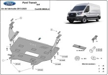 Hliníkový kryt motoru Ford Transit (2013-2023)