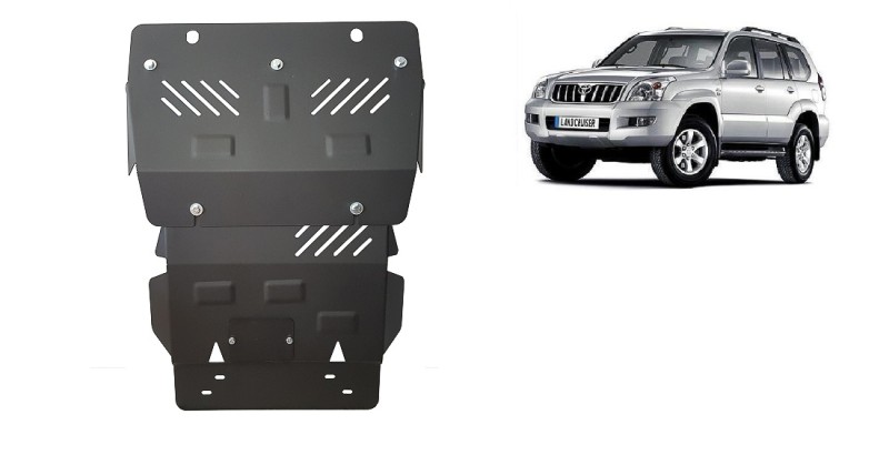 Ocelový kryt motoru Toyota Land Cruiser J120 (2002-2009)