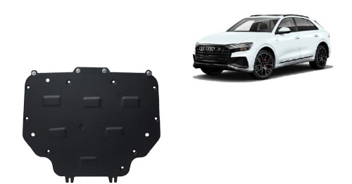 Ocelový kryt převodovky Audi Q8 (2018-2026)