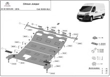 Hliníkový kryt motoru Citroen Jumper (2016-2026)