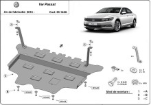 Ocelový kryt motoru VW Passat B8 - Automatická převodovka (2014-2023)