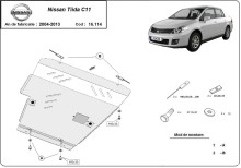 Ocelový kryt motoru Nissan Tiida (2007-2011)