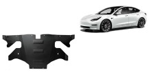 Ocelový kryt zadního elektromotoru Tesla Model 3 AWD (2017-2026)