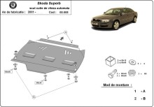 Ocelový kryt převodovky automat Skoda Superb (2001-2008)
