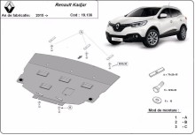Ocelový kryt motoru Renault Kadjar (2015-2022)