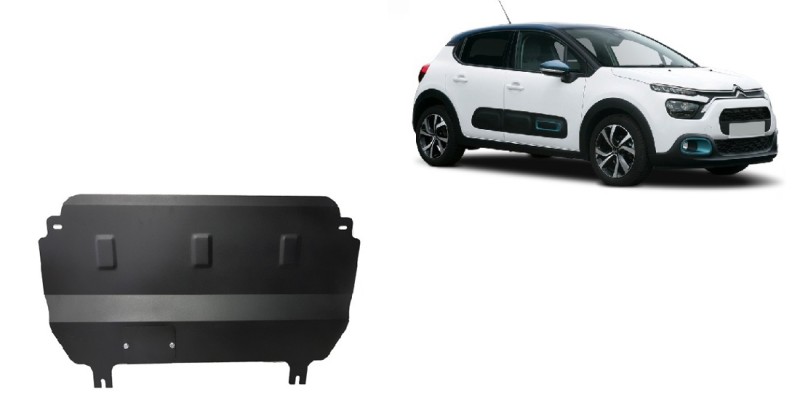 Ocelový kryt motoru Citroen C3 (2019-2026)