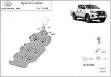 Ocelový kryt palivové nádrže Toyota Hilux Invincible (2021-2026)