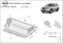 Ocelový kryt chladiče Nissan Pathfinder (2005-2015)