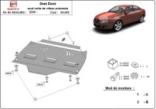 Ocelový kryt převodovky automat Seat Exeo (2008-2013)