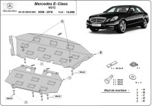 Ocelový kryt motoru Mercedes E-Classe W212 (2009-2016)