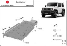 Ocelový kryt převodovky a reduktoru Suzuki Jimny (2018-2026)