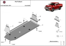 Ocelový kryt palivové nádrže Fiat Fullback (2016-2019)