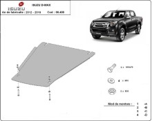 Stalowa Osłona skrzyni biegów Isuzu D-Max (2012-2019)