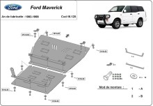Stalowa Osłona pod silnik Ford Maverick (1993-1999)