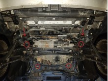 Ocelový kryt motoru BMW X3 - F25 (2010-2017)