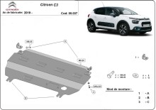 Ocelový kryt motoru Citroen C3 (2019-2026)