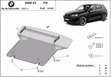 Ocelový kryt motoru BMW X3 - F25 (2010-2017)