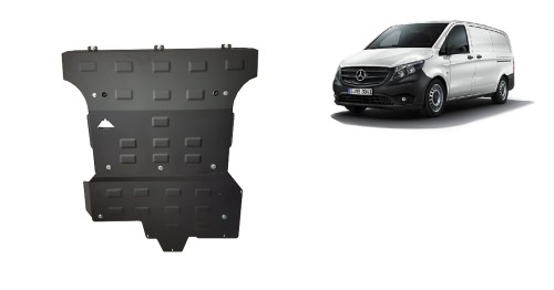 Ocelový kryt motoru Mercedes Vito W447, 2.2 D, 4x4 (2014-2020)