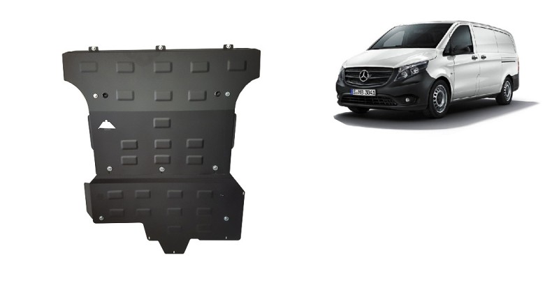 Ocelový kryt motoru Mercedes Vito W447, 2.2 D, 4x4 (2014-2020)