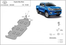 Ocelový kryt palivové nádrže Toyota Hilux Revo (2016-2026)