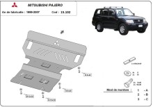 Ocelový kryt motoru Mitsubishi Pajero 3 (V60, V70) (1999-2007)