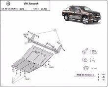 Ocelový kryt motoru Volkswagen Amarok (2010-2022)