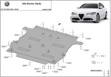 Ocelový kryt motoru Alfa Romeo Giulia (2015-2026)